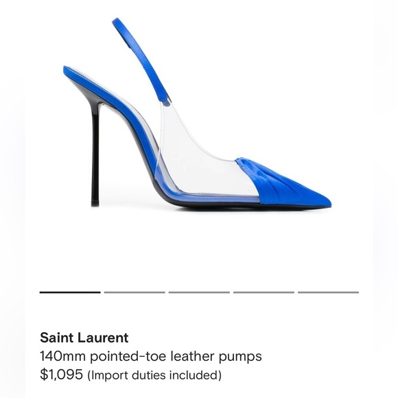 Saint Laurent YSL Heels 39.5 - Picture 12 of 12
